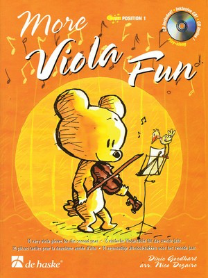 More Viola Fun - 1st Position - Dinie Goedhart - Viola Nico Dezaire De Haske Publications /CD