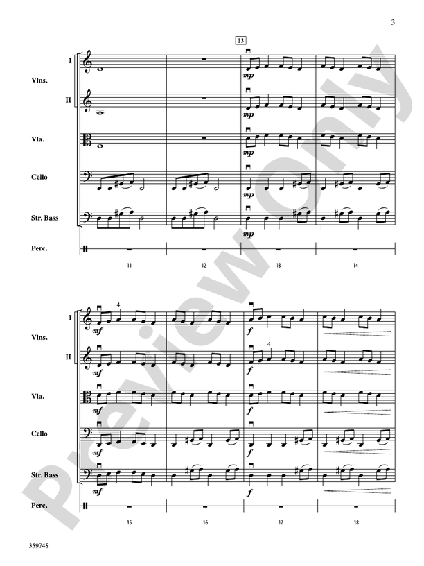 Bats 'n Bones – String Orchestra Conductor Score & Parts (Digital Download)