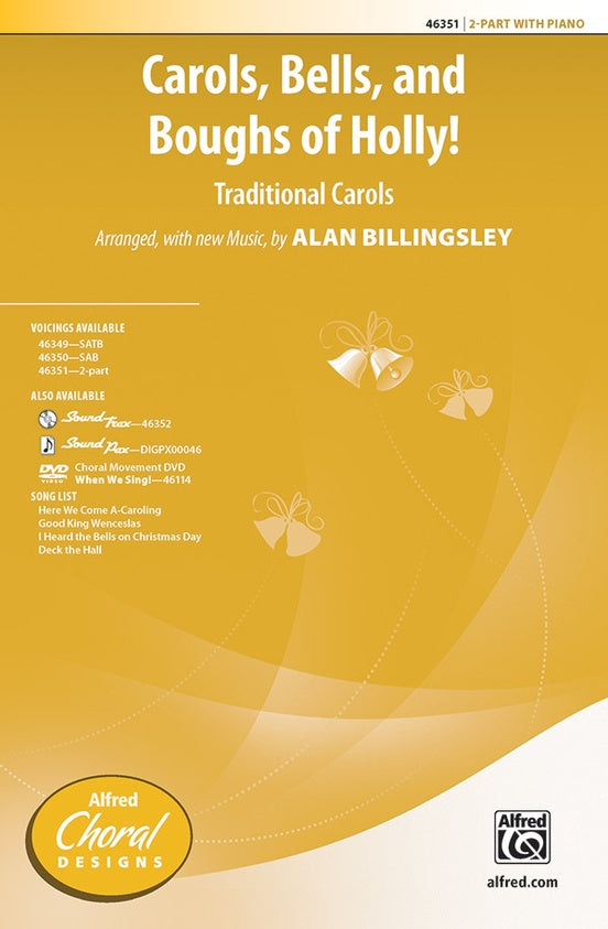 Carols, Bells, and Boughs of Holly! – 2-Part Choral Octavo (Digital Download)