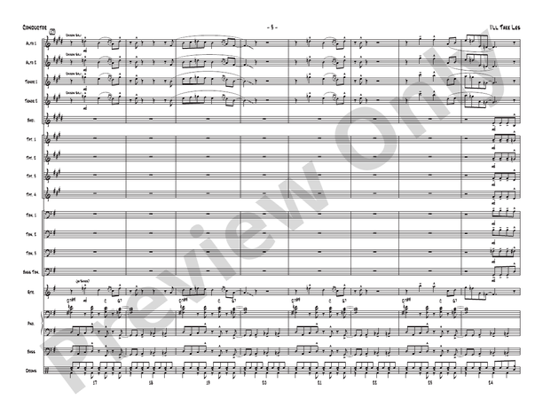 I'll Take Les - Jazz Ensemble Conductor Score & Parts (Digital Download)