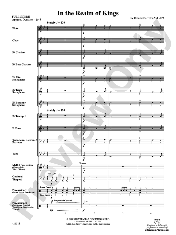 In the Valley of the Ancients - Concert Band Conductor Score & Parts (Digital Download)