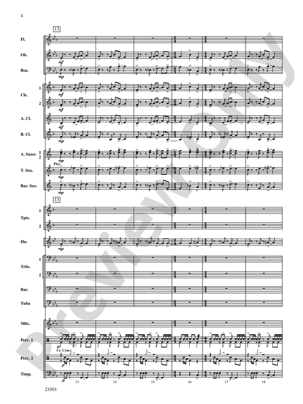 Chronos - Concert Band Conductor Score & Parts (Digital Download)