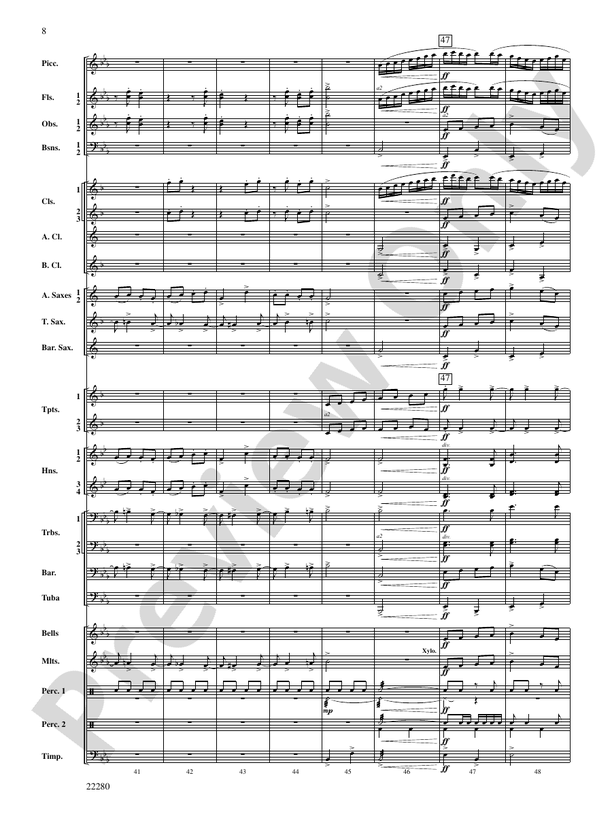 Moravian Folk Rhapsody - Concert Band Conductor Score & Parts (Digital Download)