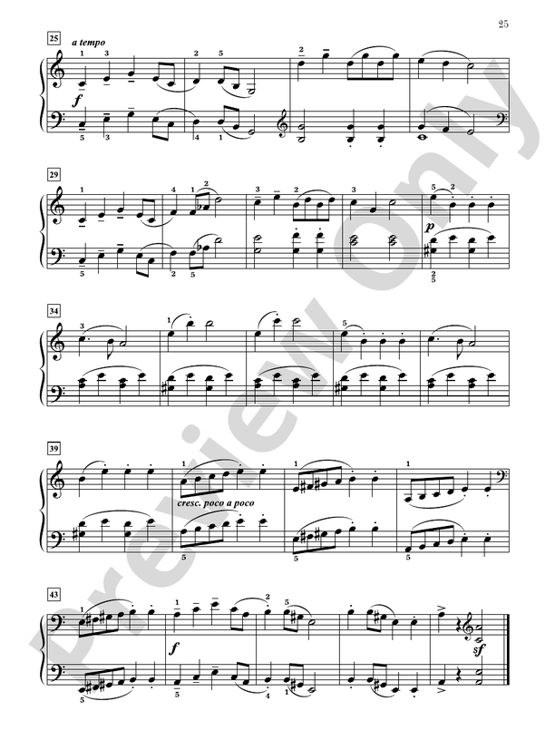 Sonatina in A Minor - Piano Solo (Digital Download)