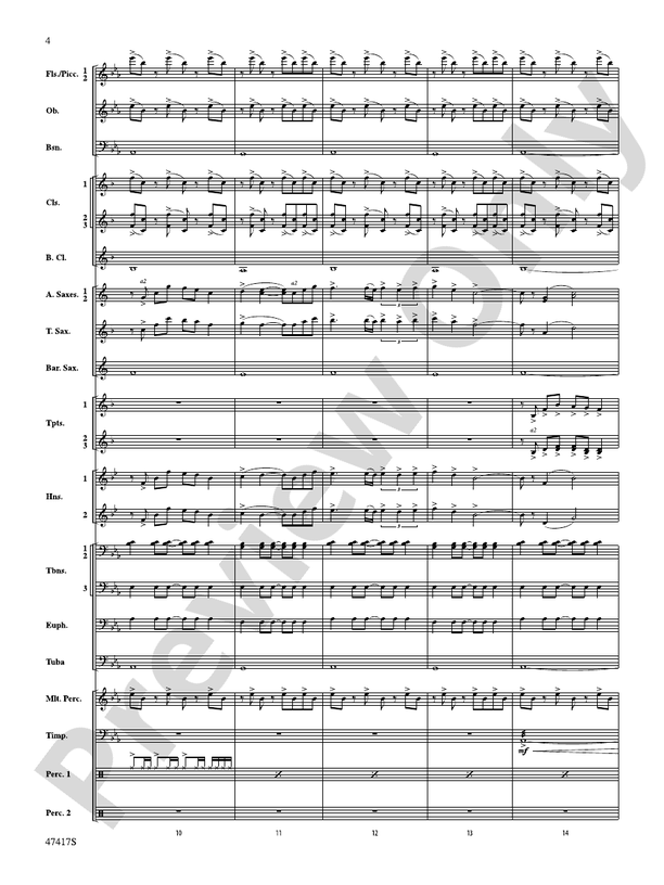 In Memoriam - Concert Band Conductor Score & Parts (Digital Download)