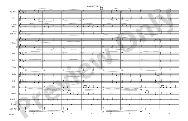 Cheyenne – Marching Band Conductor Score & Parts (Digital Download)