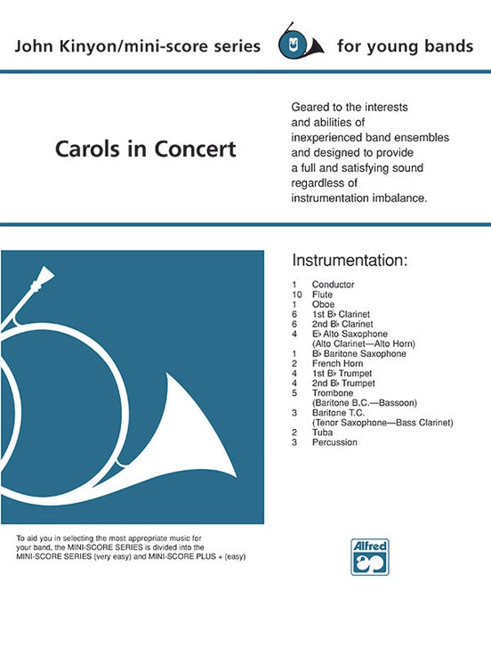 Carols in Concert - Concert Band Conductor Score & Parts (Digital Download)