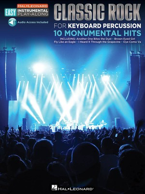 Classic Rock - Keyboard Percussion Easy Instrumental Play-Along Book with Online Audio - Hal Leonard Sftcvr/Online Audio