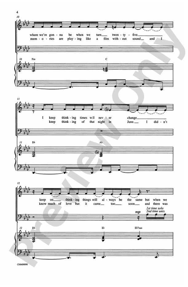 Graduation (Friends Forever) – SATB Choral Octavo (Digital Download)