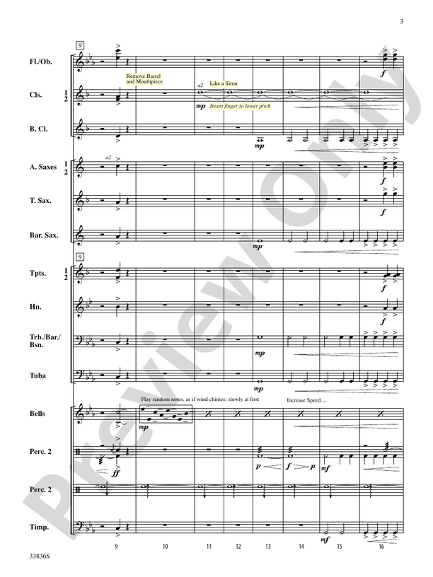 Tornado! - Concert Band Conductor Score & Parts (Digital Download)