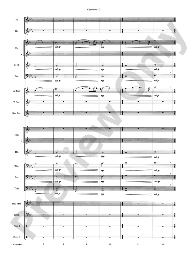 The Lord of the Rings: The Two Towers, Highlights from - Concert Band Conductor Score & Parts (Digital Download)