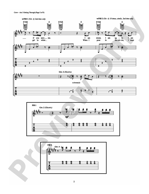 Am I Getting Through (Part 1 & 2) - Guitar TAB (Digital Download)