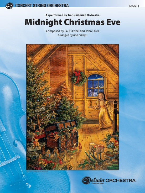 Midnight Christmas Eve/PCS - String Orchestra Conductor Score & Parts (Digital Download)
