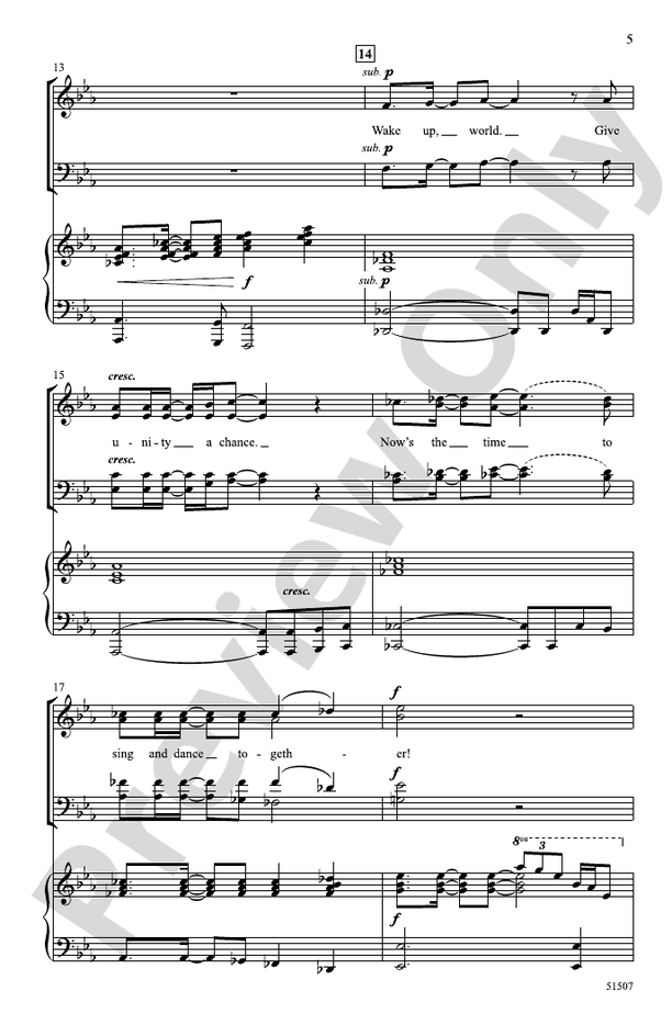 Stronger Together - SATB Choral Octavo (Digital Download)