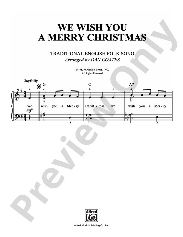 We Wish You a Merry Christmas - DSM-PS-0006893 - Easy Piano (Digital Download)