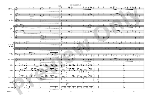 This Is Why – Marching Band Conductor Score & Parts (Digital Download)