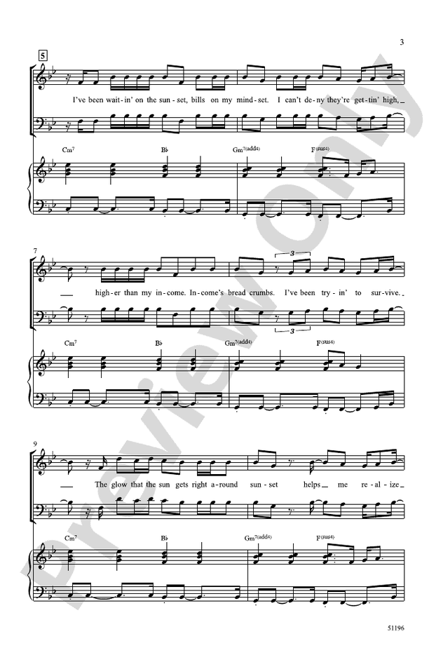 Keep Your Head Up - SATB Choral Octavo (Digital Download)