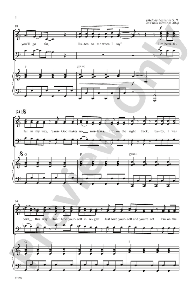 Born This Way – SSAB Choral Octavo (Digital Download)