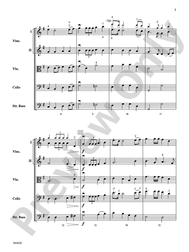 Celebration for a New Day – String Orchestra Conductor Score & Parts (Digital Download)