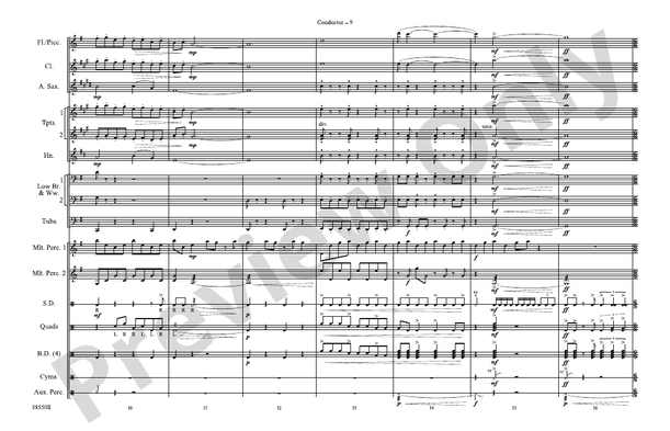 Harry Potter: The Music, Part 1 – Marching Band Conductor Score & Parts (Digital Download)