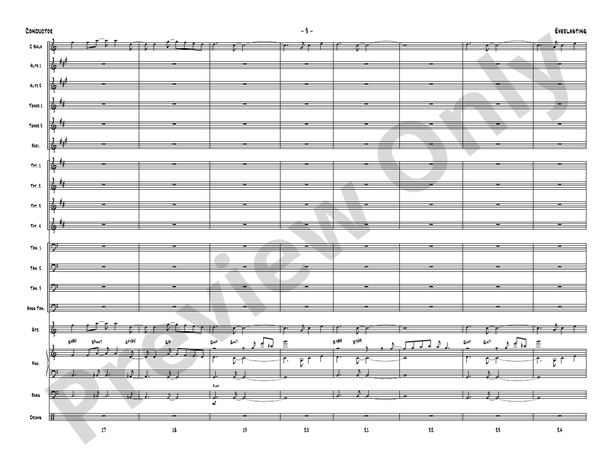 Everlasting – Jazz Ensemble Conductor Score & Parts (Digital Download)