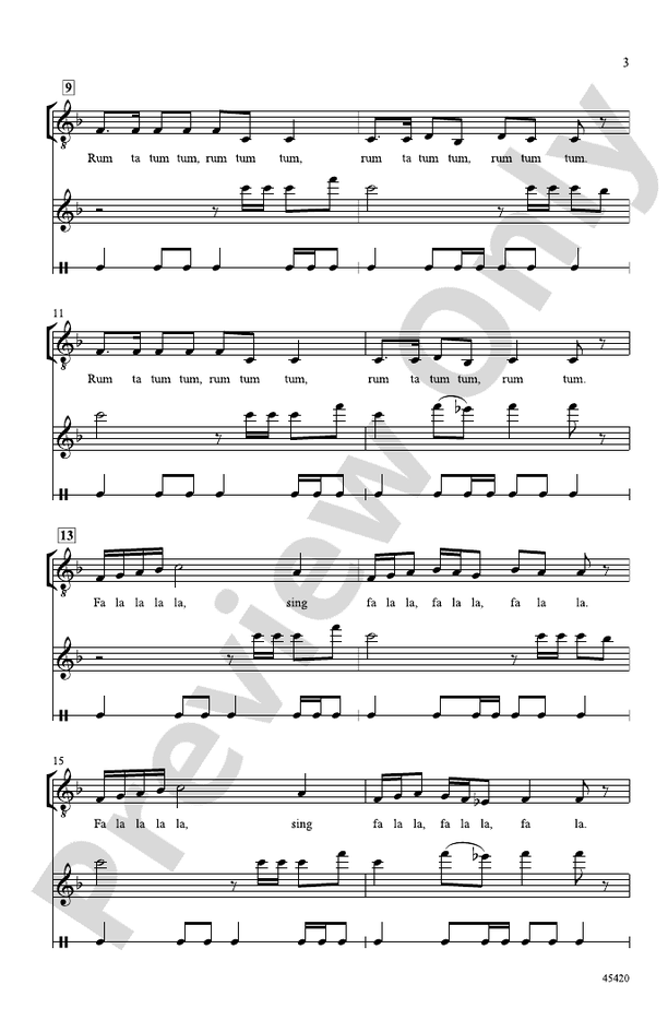 A Christmas Roundelay - TBB, a cappella Choral Octavo (Digital Download)