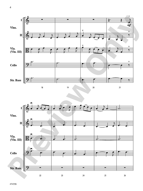 Christmas in the Mountains - String Orchestra Conductor Score & Parts (Digital Download)