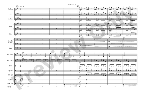 Harry Potter: The Music, Part 1 – Marching Band Conductor Score & Parts (Digital Download)