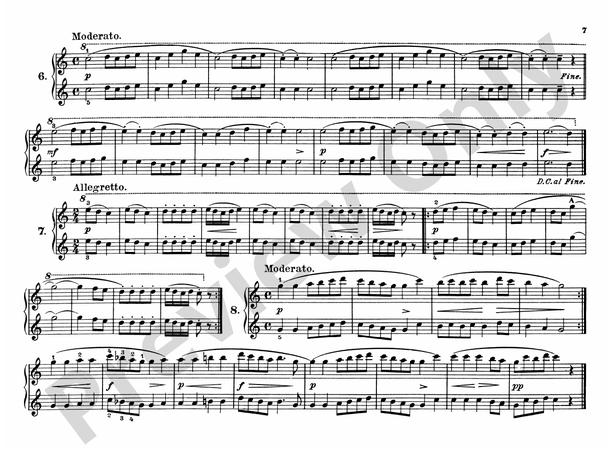 Berens - Melodious Exercises, Op. 62 - 1 Piano, 4 Hands (Digital Download)