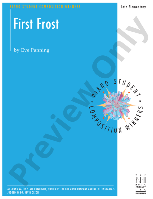 First Frost - Piano (Digital Download)