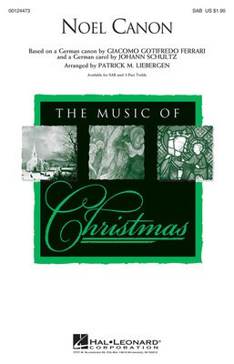 Noel Canon - Patrick Liebergen Hal Leonard Octavo