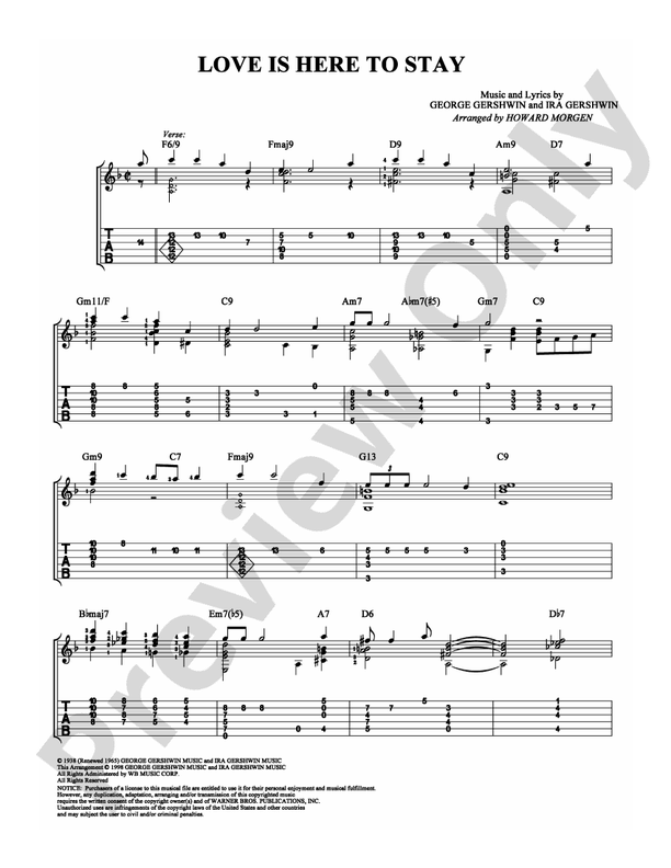Love Is Here To Stay - Guitar TAB (Digital Download)