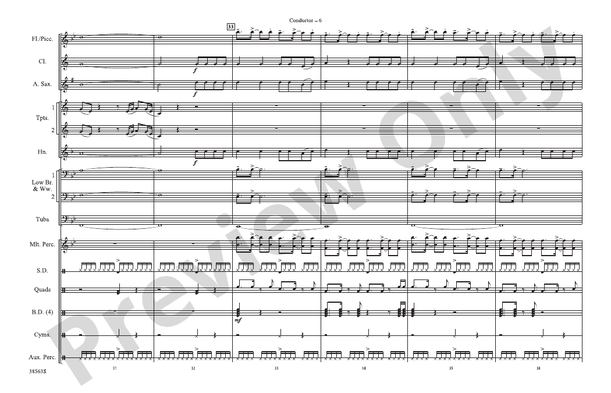 Super Bass – Marching Band Conductor Score & Parts (Digital Download)