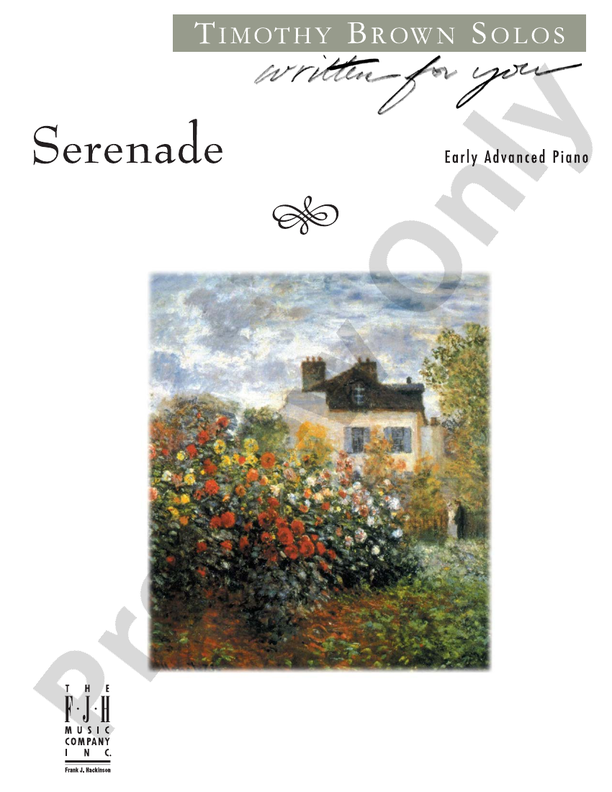 Serenade - Timothy Brown - DSM-DW9047 - Piano (Digital Download)