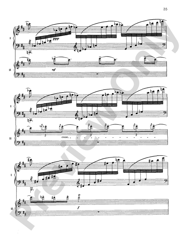 Fantaisie-tableaux (Suite No. 1), Opus 5 - II. La nuit, l'amour - 2 Pianos, 4 Hands (Digital Download)