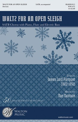 Waltz for an Open Sleigh - Dan Davison - SATB Walton Music Choral Score Octavo