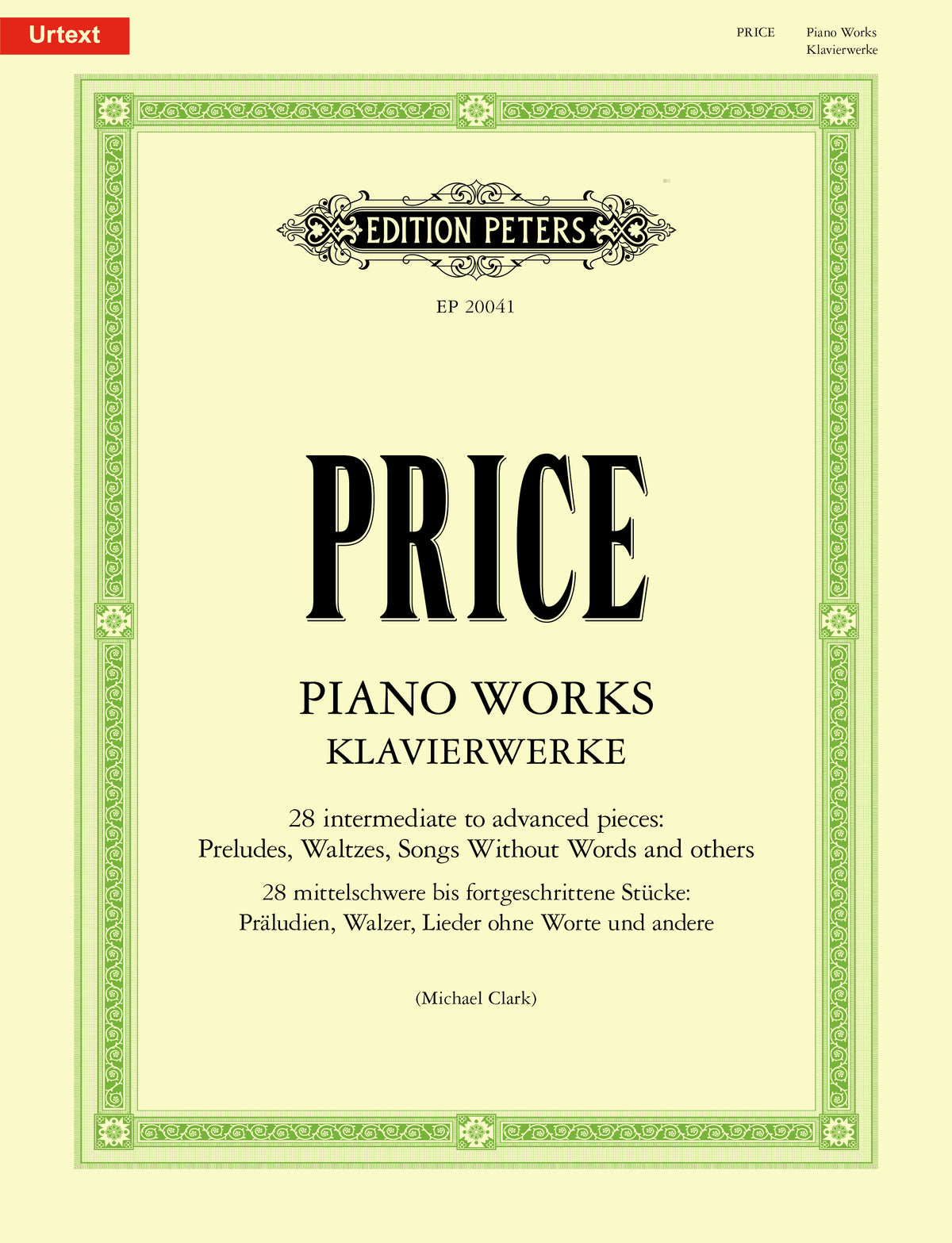 Price - Cherry Blossoms in Her Hair (Waltz) - Piano Solo (Digital Download)