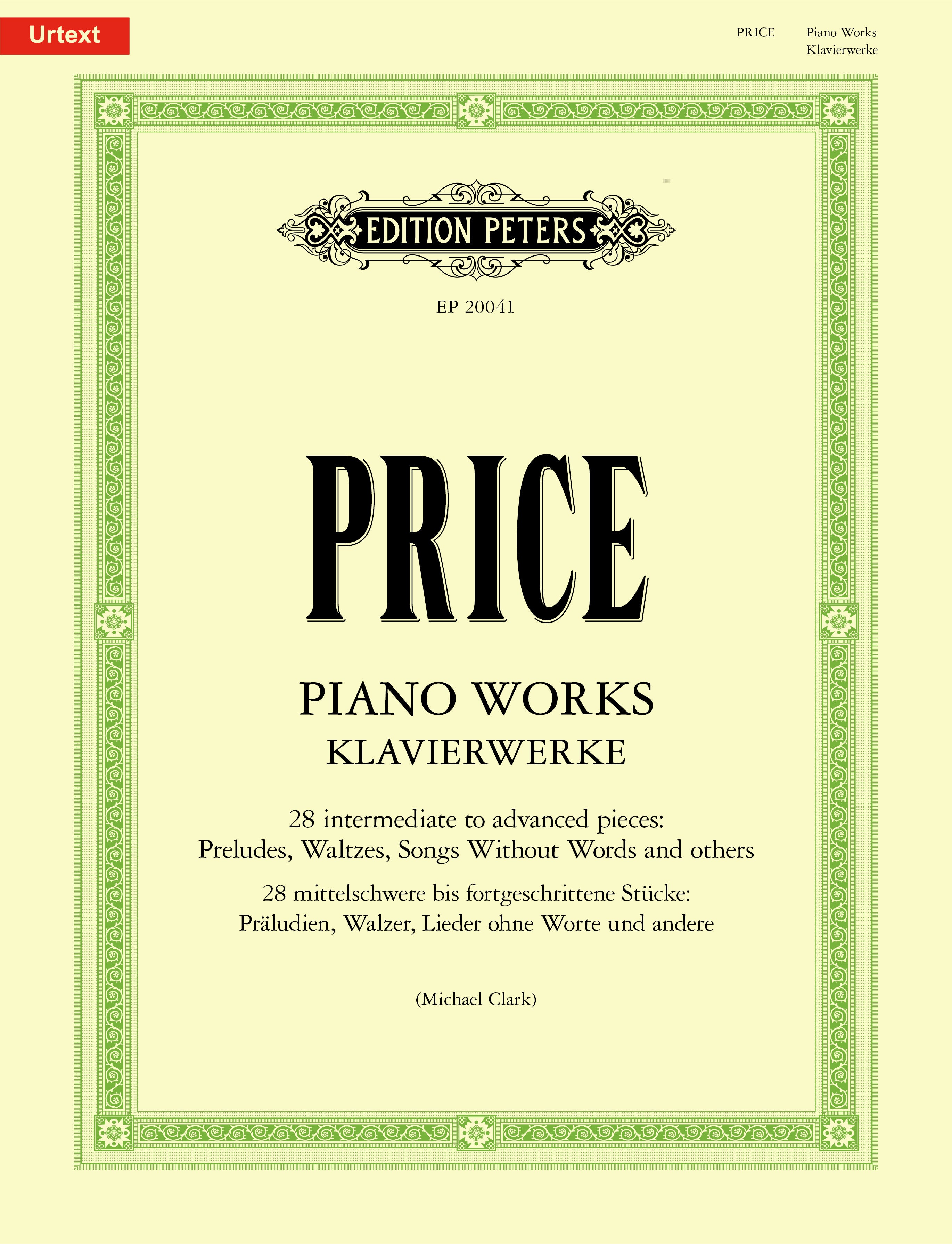 Price - Étude in A minor - Piano Solo (Digital Download)
