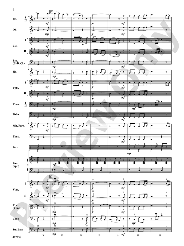 Joyful Holidays – Full Orchestra Conductor Score & Parts (Digital Download)