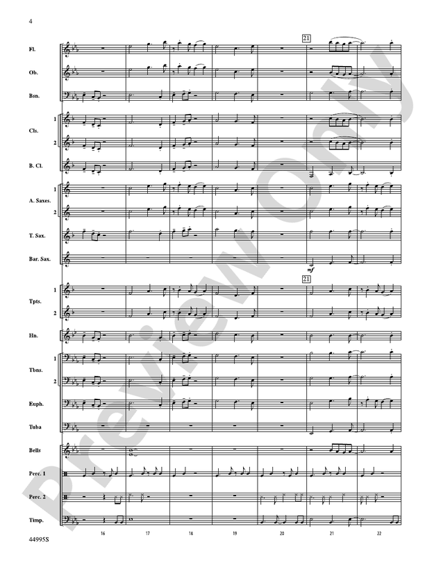 Djembe Laya - Concert Band Conductor Score & Parts (Digital Download)