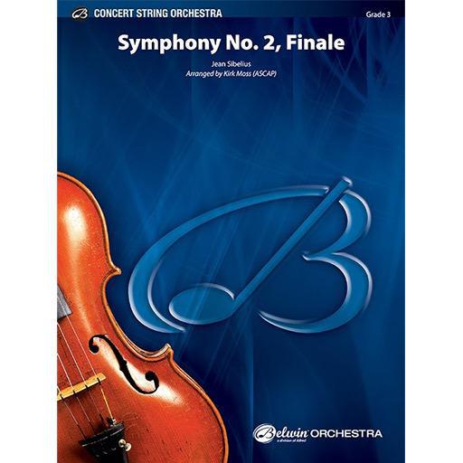 Sibelius Symphony No 2 Finale String Orchestra Grade 3 Score/Parts arranged by Moss