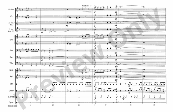 Live and Let Die – Marching Band Conductor Score & Parts (Digital Download)