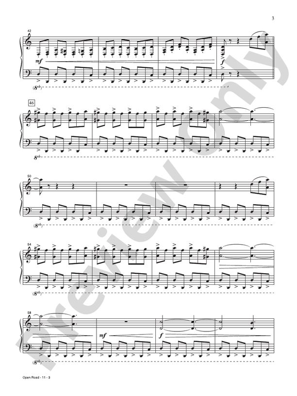 Open Road from Wonder Woman 1984 - Piano (Digital Download)