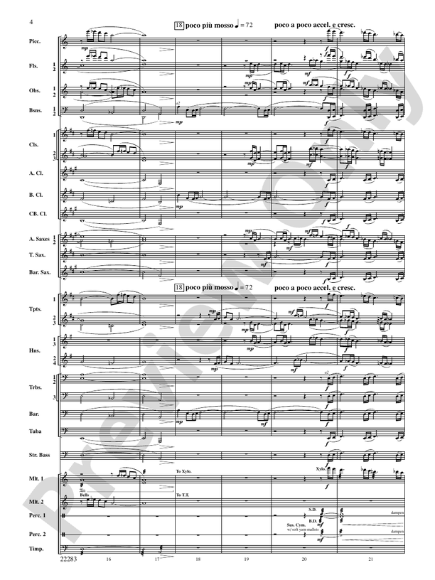 Like the Stars Forever and Ever ... - Concert Band Conductor Score & Parts (Digital Download)