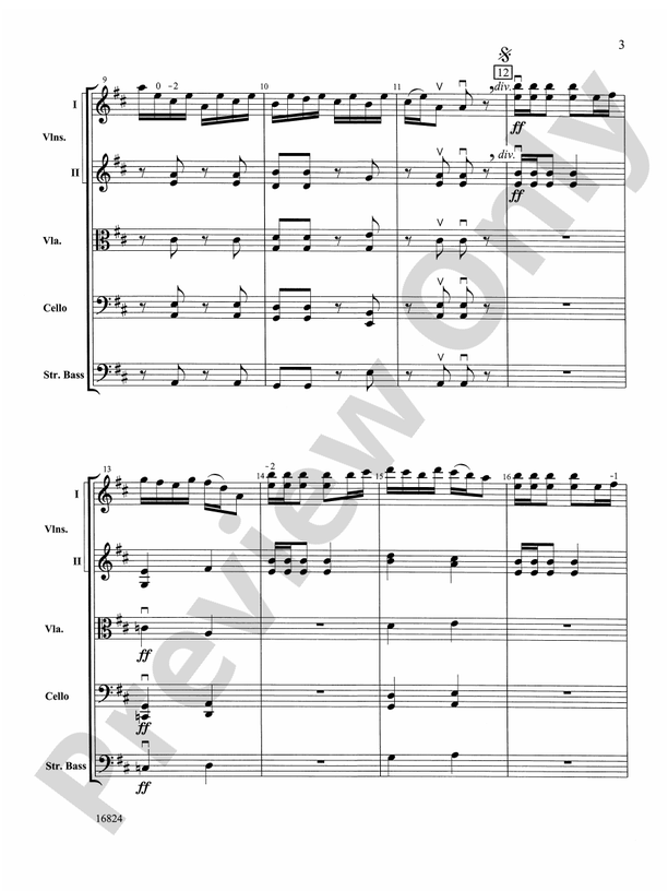 Geometric Dances – String Orchestra Conductor Score & Parts (Digital Download)
