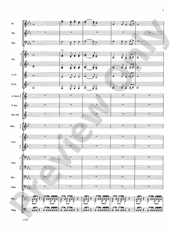 In My Blood - Concert Band Conductor Score & Parts (Digital Download)