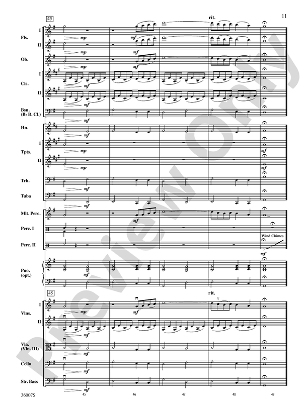 Hold My Hand - Full Orchestra Conductor Score & Parts (Digital Download)