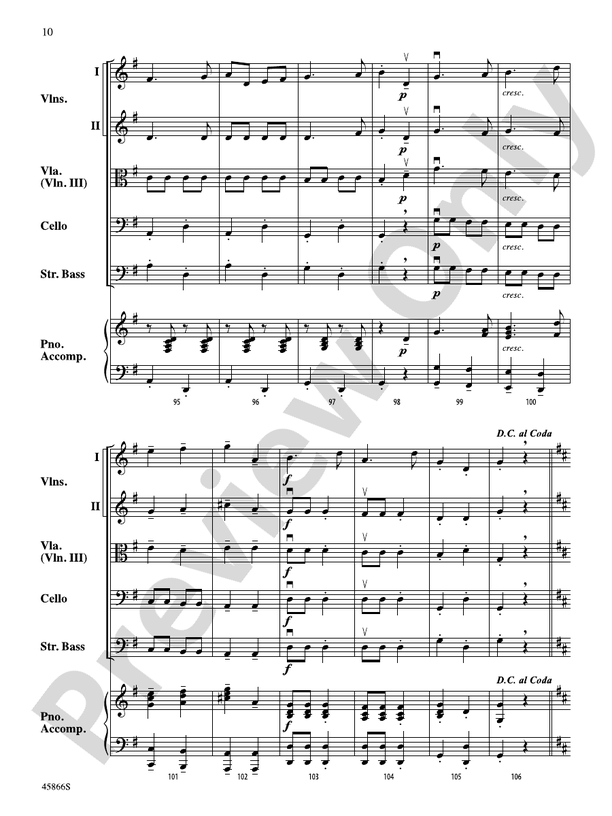 The Polka Dot Polka - String Orchestra Conductor Score & Parts (Digital Download)