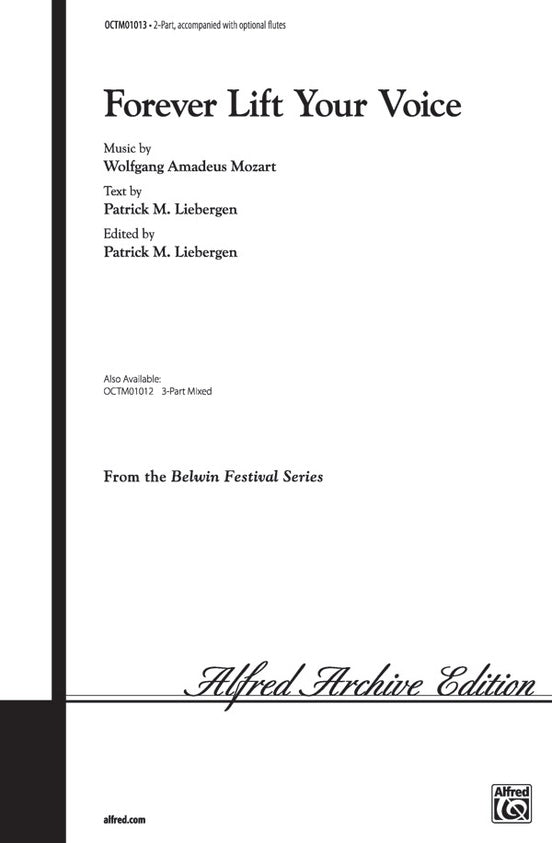 Forever Lift Your Voice – 2-Part Choral Octavo (Digital Download)