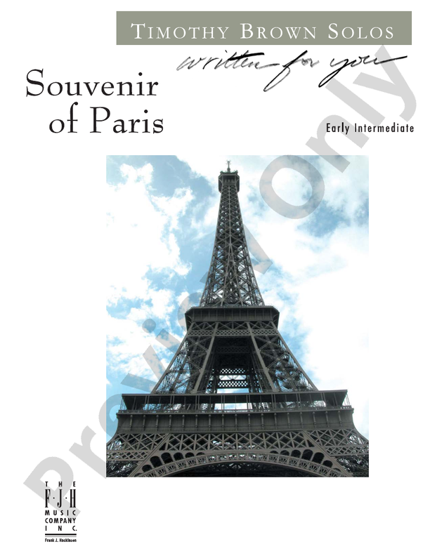 Souvenir of Paris - Piano (Digital Download)
